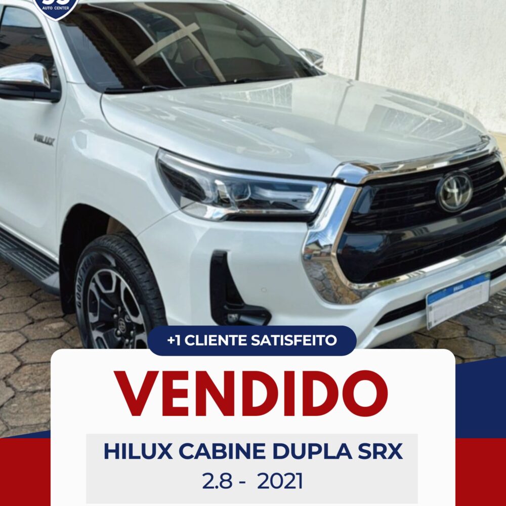 HILUX Cabine Dupla SRX ✅